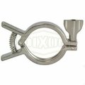 Dixon 1-1.5 in SQUEEZE CLAMP 304 13MHHM-Q100150